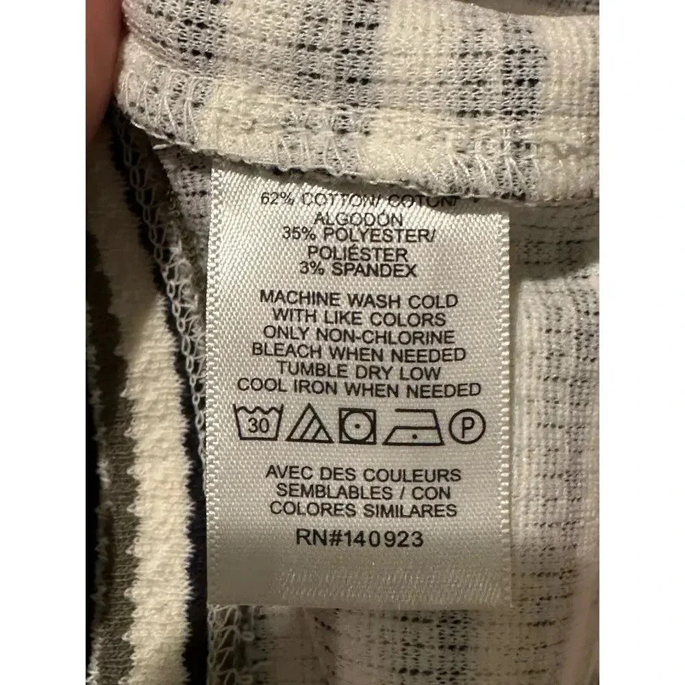 NWT Size S Loft Striped Mock Neck - Picture 5 of 5